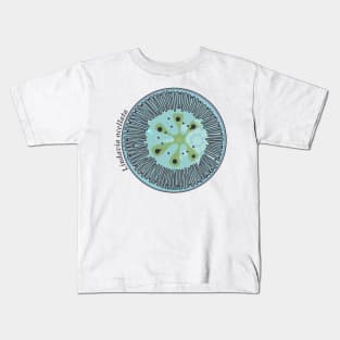 Diatom - Lindavia ocellata (scientific / icy) Kids T-Shirt